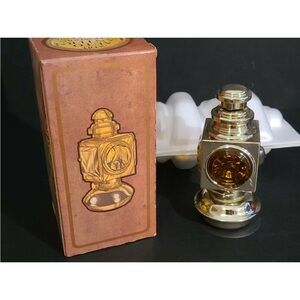 FULL BOTTLE 1973 Avon AUTO LANTERN Deep Woods Aftershave & Talc W/BOX RARE HTF